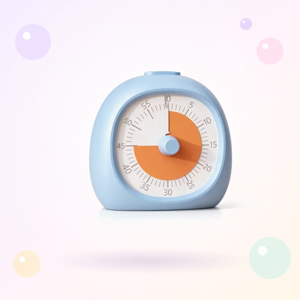 Minuteur visuel silencieux bleu – Petit Tempo
