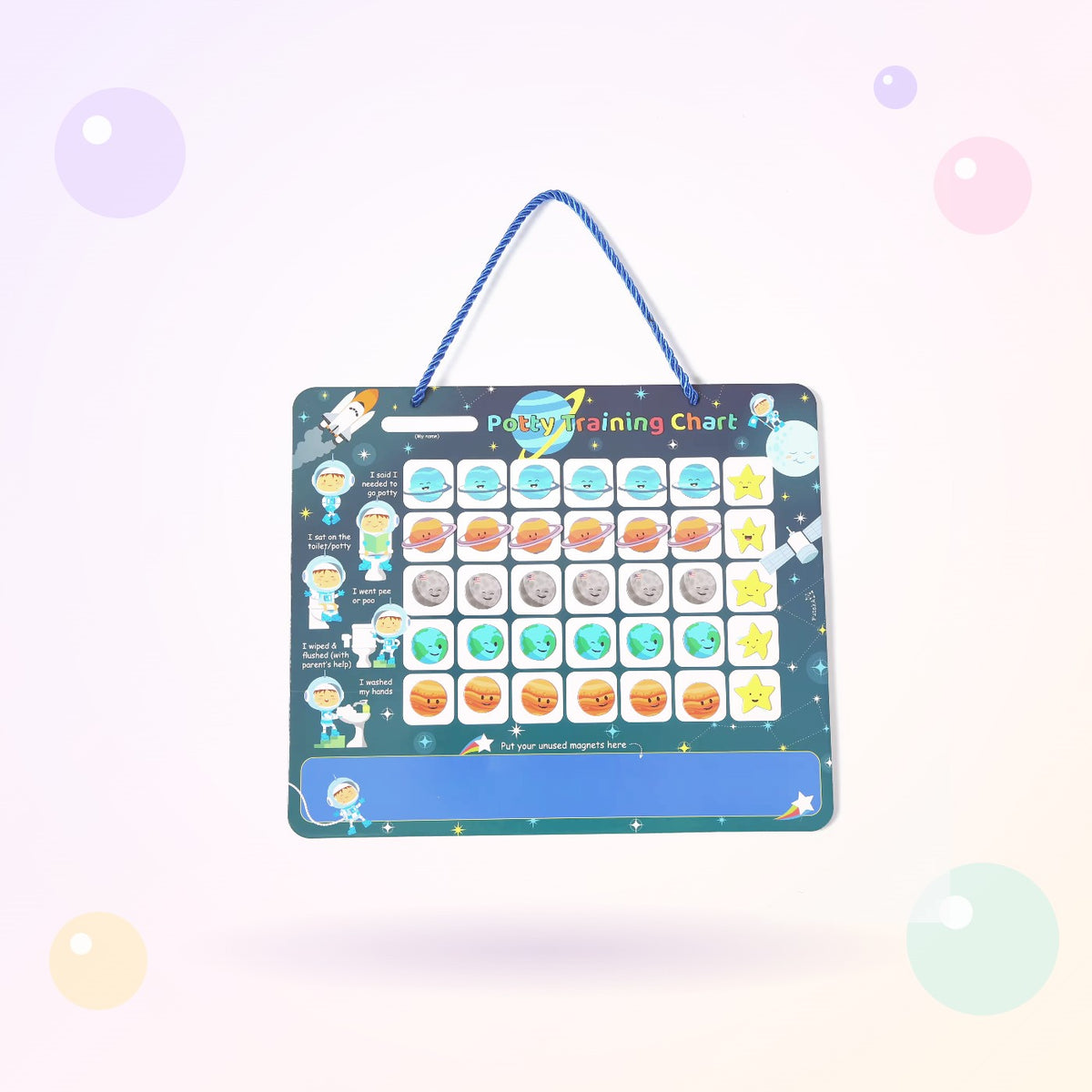 Tableau de routine aimanté à suspendre – Petit Tempo