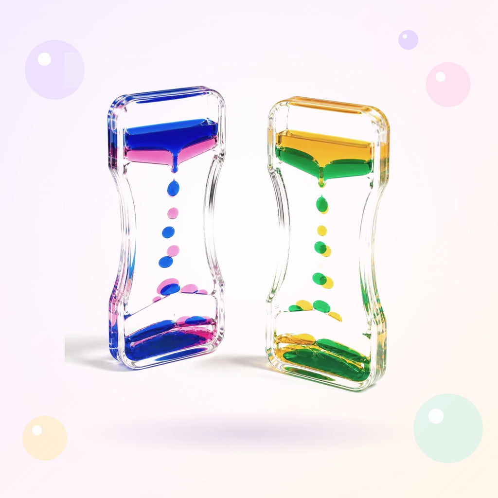 Sabliers liquides sensoriels – Petit Tempo