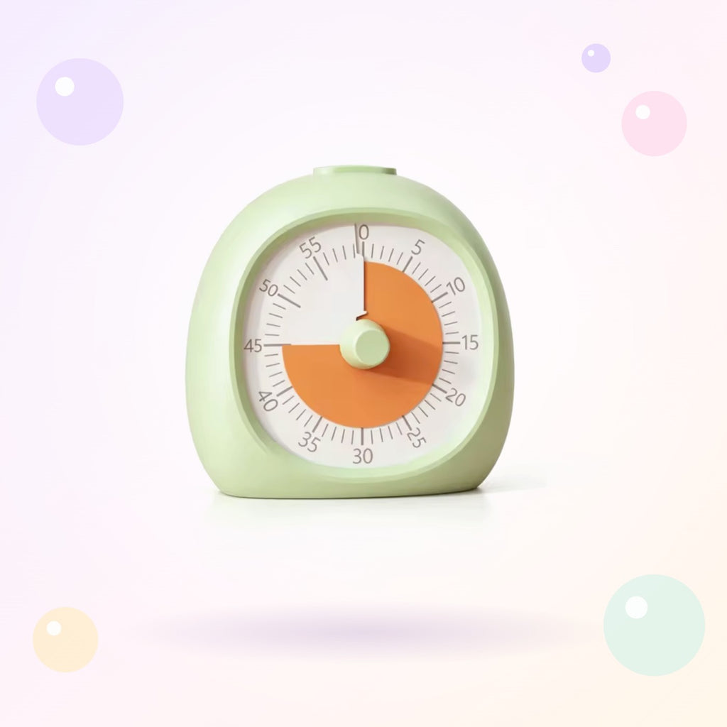 Minuteur visuel silencieux vert – Petit Tempo