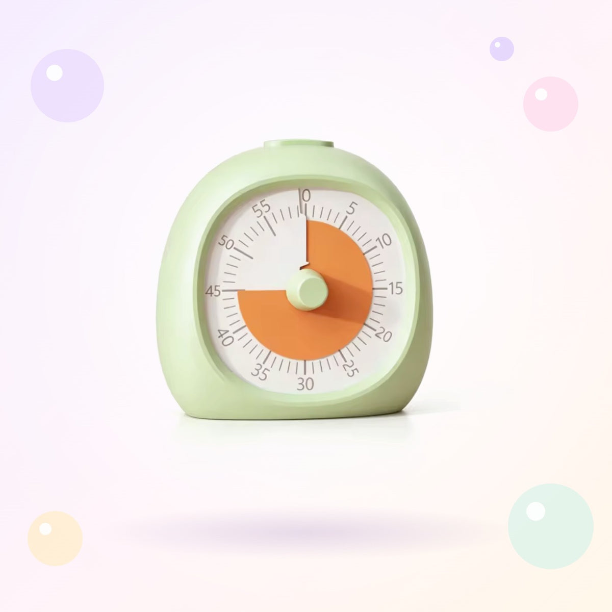 Minuteur visuel silencieux vert – Petit Tempo