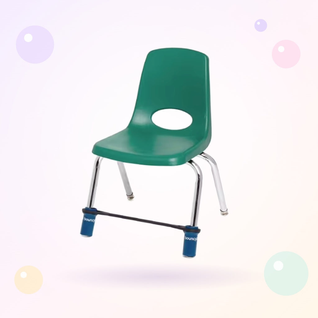 Élastique installé sur une chaise d'écolier – Petit Tempo