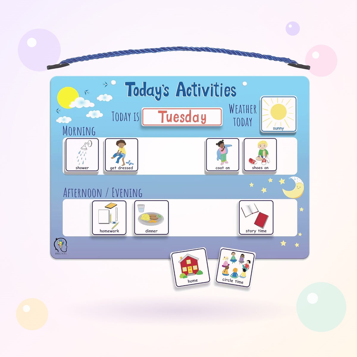Tableau de routine illustré – Petit Tempo